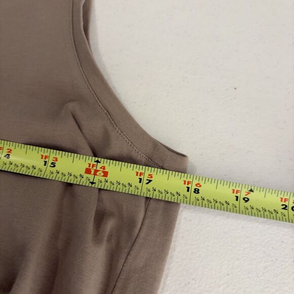 Pure Jill Tank Top Women's Small Brown Sleeveless Easy Tank Basic Round Neck - Picture 8 of 9